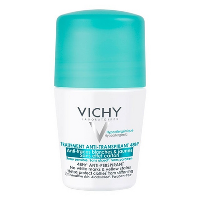 Vichy desodorizante Bola Anti-marcas Anti-transpirante 48H 50ml